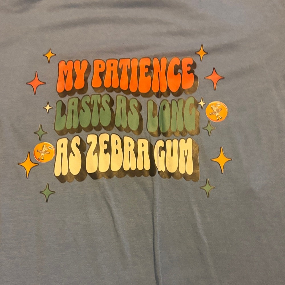 Graphic Tee with Retro Text Design